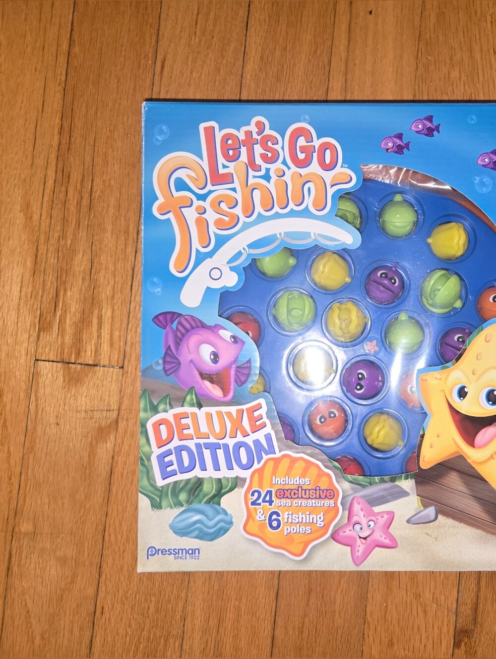 Let's Go Fishin' Deluxe Edition Kids Fishing Game - Blue
